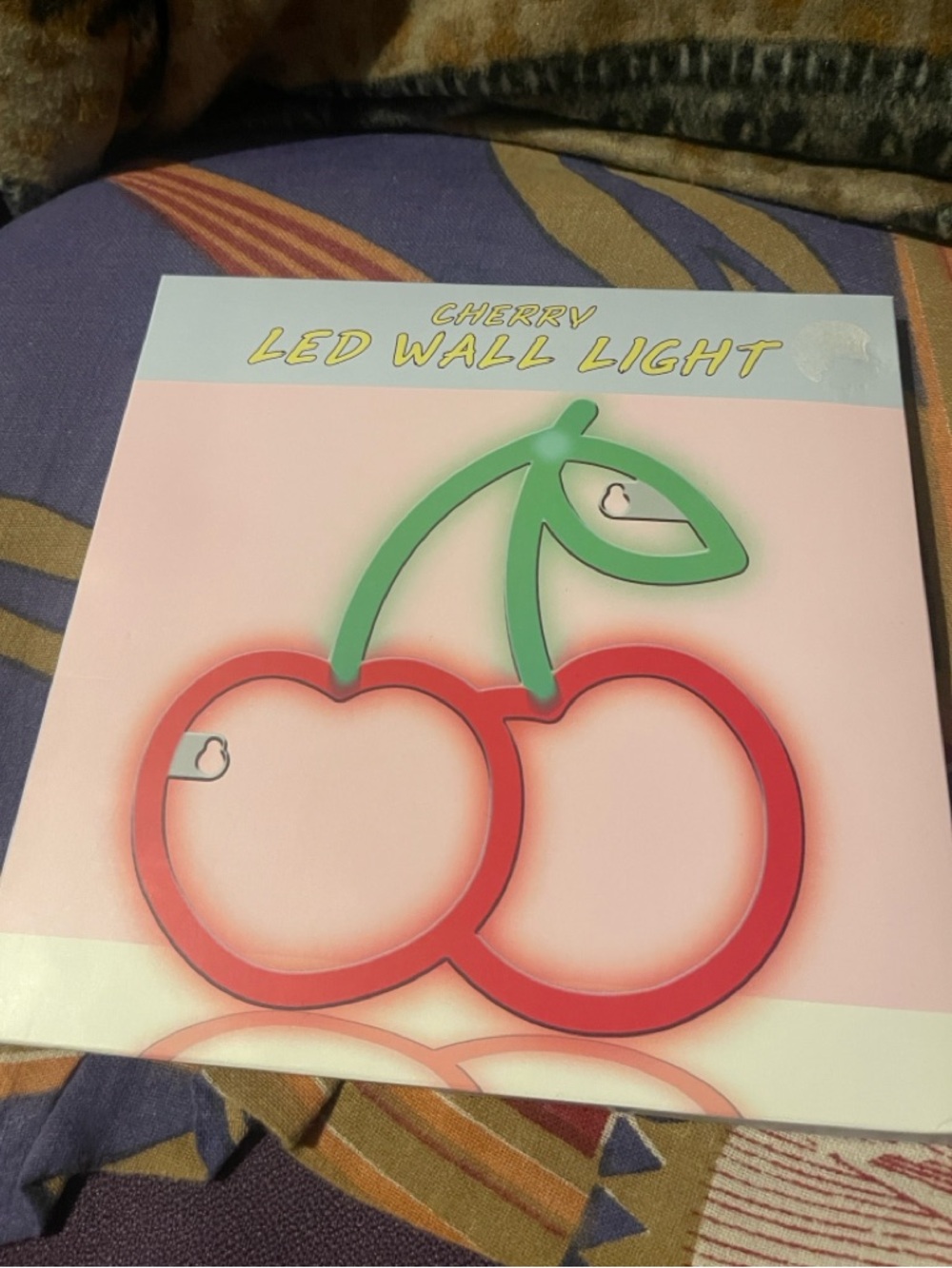 Cherry LED Wall Light - Pink and Green